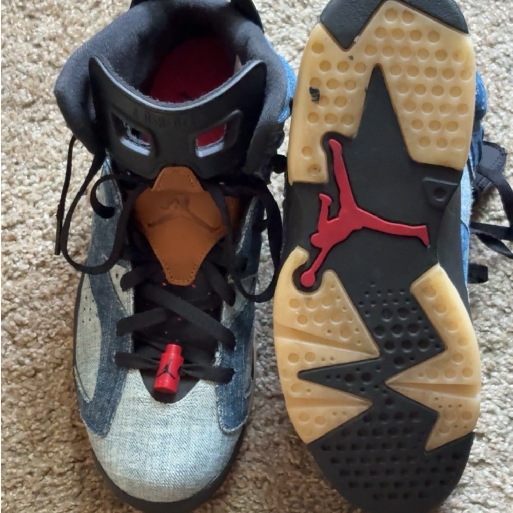 Jordan Sneakers - Black, Red, and Blue